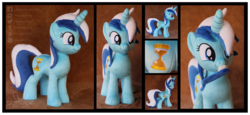 Size: 5702x2620 | Tagged: safe, artist:nazegoreng, minuette, pony, g4, irl, photo, plushie, smiling, solo, toothbrush