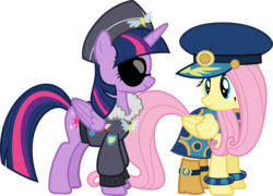 Size: 5687x4089 | Tagged: safe, artist:tralomine, fluttershy, twilight sparkle, alicorn, pegasus, pony, g4, testing testing 1-2-3, .svg available, absurd resolution, duo, female, mare, simple background, transparent background, twilight sparkle (alicorn), vector