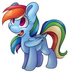 Size: 3122x3311 | Tagged: safe, artist:cutepencilcase, rainbow dash, pegasus, pony, g4, female, high res, mare, simple background, smiling, solo, transparent background