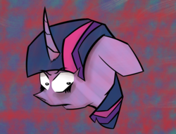 Size: 1234x943 | Tagged: safe, artist:tinny-butts, twilight sparkle, pony, g4, abstract background, female, solo