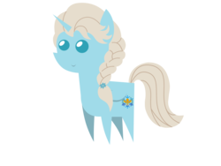 Size: 3024x2268 | Tagged: safe, artist:aborrozakale, pony, unicorn, braid, crossover, elsa, female, frozen (movie), high res, mare, pointy ponies, ponified, simple background, solo, transparent background, vector
