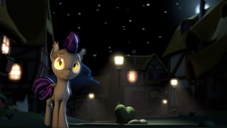 Size: 1920x1080 | Tagged: safe, artist:neondion60, oc, oc only, bat pony, pony, 3d, female, mare, night, solo, source filmmaker