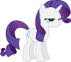 Size: 4172x3622 | Tagged: safe, artist:tomfraggle, rarity, pony, unicorn, boast busters, g4, female, mare, simple background, solo, transparent background, unamused, vector