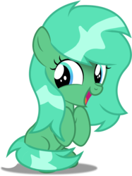 Size: 1280x1713 | Tagged: safe, artist:buckeyescozycafe, oc, oc only, oc:emerald evergreen, earth pony, pony, female, filly, simple background, solo, transparent background, vector