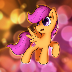 Size: 2550x2550 | Tagged: safe, artist:conniethecasanova, artist:flamevulture17, scootaloo, pony, g4, female, high res, solo