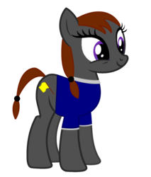 Size: 1284x1510 | Tagged: safe, artist:bronywawa, oc, oc only, oc:steel road, earth pony, pony, clothes, female, flag, mare, simple background, solo, transparent background, uniform