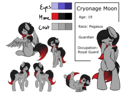 Size: 2048x1536 | Tagged: safe, artist:frowfrow, oc, oc only, oc:cryonagemoon, pegasus, pony, belly fluff, bipedal, butt, chest fluff, female, fluffy, human shoulders, plot, red and black oc, reference sheet, solo