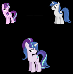 Size: 2960x3008 | Tagged: artist needed, source needed, safe, starlight glimmer, oc, pony, g4, ambiguous gender, fusion, high res