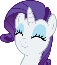 Size: 3941x4500 | Tagged: safe, artist:slb94, rarity, pony, unicorn, forever filly, g4, cute, eyes closed, female, mare, simple background, smiling, solo, transparent background, vector