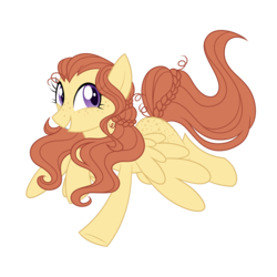 Size: 2000x2000 | Tagged: safe, artist:azure-art-wave, oc, oc only, oc:daisy, pegasus, pony, female, flying, freckles, high res, mare, simple background, solo, transparent background