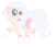 Size: 1648x1448 | Tagged: safe, artist:azure-art-wave, oc, oc only, oc:cream fluff, earth pony, pony, bow, female, mare, one eye closed, simple background, solo, tail bow, tongue out, transparent background, wink