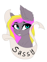 Size: 3015x4000 | Tagged: safe, artist:crazllana, oc, oc only, oc:shibu, pegasus, pony, banner, bust, female, high res, mare, portrait, simple background, solo, transparent background