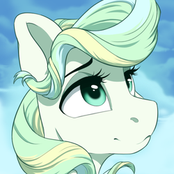 Size: 600x600 | Tagged: safe, artist:silentwulv, vapor trail, pony, g4, bust, female, mare, portrait, solo