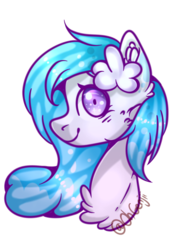 Size: 1024x1376 | Tagged: safe, artist:glitterskies2808, oc, oc only, oc:sea pearl, pony, bust, female, mare, portrait, simple background, solo, transparent background