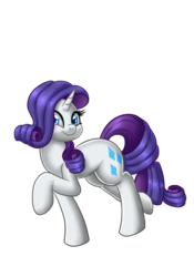 Size: 1400x2000 | Tagged: safe, artist:blues4th, rarity, pony, unicorn, g4, cute, female, looking at you, smiling, solo, standing