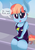Size: 1700x2400 | Tagged: safe, artist:dragonpone, derpibooru exclusive, windy whistles, anthro, 80's fashion, clothes, cute, dialogue, ear fluff, female, freckles, open mouth, shirt, shoulder freckles, sitting, smiling, solo, windybetes