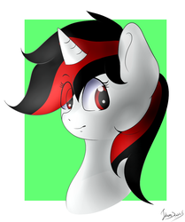 Size: 1017x1217 | Tagged: safe, artist:itwasscatters, oc, oc only, oc:blackjack, pony, unicorn, fallout equestria, fallout equestria: project horizons, female, mare, simple background, solo