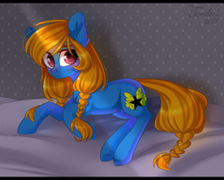 Size: 1280x1031 | Tagged: safe, artist:ten-dril, oc, oc only, earth pony, pony, braid, female, mare, solo
