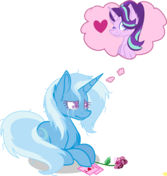 Size: 2659x2810 | Tagged: safe, artist:queenzodiac, artist:snowbunny0820, starlight glimmer, trixie, pony, unicorn, g4, base used, crying, female, high res, lesbian, mare, sad, ship:startrix, shipping, solo