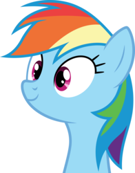 Size: 3911x5000 | Tagged: safe, artist:dashiesparkle, rainbow dash, pony, g4, games ponies play, .svg available, absurd resolution, bust, cute, dashabetes, female, portrait, simple background, smiling, solo, transparent background, vector
