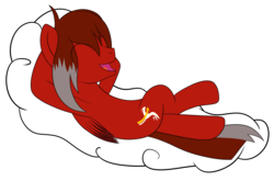 Size: 2460x1624 | Tagged: safe, artist:cloudy95, oc, oc only, oc:free fall, pegasus, pony, cloud, male, quality, simple background, solo, stallion, transparent background