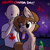 Size: 1584x1584 | Tagged: safe, artist:tjpones, oc, oc only, oc:brownie bun, oc:richard, earth pony, human, pony, horse wife, canada, canada day, canada dry, chest fluff, chocolate bar, crispy crunch, drink, drinking, ear fluff, eating, fireworks, night, ponies eating chocolate