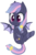 Size: 659x1000 | Tagged: safe, artist:higglytownhero, oc, oc only, oc:starway, bat pony, pony, chibi, cute, female, pale belly, simple background, solo, transparent background, underhoof