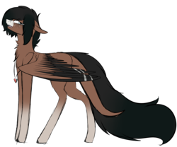 Size: 2174x1805 | Tagged: safe, artist:sweetmelon556, oc, oc only, pegasus, pony, colored wings, colored wingtips, floppy ears, male, simple background, solo, stallion, transparent background