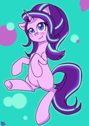 Size: 1024x1448 | Tagged: safe, artist:sunsetjennydash, starlight glimmer, pony, unicorn, g4, female, smiling, solo