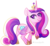 Size: 909x843 | Tagged: safe, artist:frostedpuffs, princess cadance, alicorn, pony, g4, chibi, colored wings, female, multicolored wings, simple background, solo, transparent background