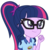 Size: 2968x3001 | Tagged: safe, artist:cloudy glow, sci-twi, twilight sparkle, human, equestria girls, g4, my little pony equestria girls: legend of everfree, .ai available, .svg available, clothes, cute, female, glasses, high res, simple background, smiling, solo, transparent background, twiabetes, vector