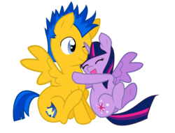 Size: 3000x2292 | Tagged: safe, artist:missy12113, flash sentry, twilight sparkle, alicorn, pony, g4, backwards cutie mark, couple, cute, female, love, male, mare, ship:flashlight, shipping, simple background, straight, transparent background, twilight sparkle (alicorn)