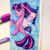 Size: 1080x1080 | Tagged: safe, artist:antych, twilight sparkle, alicorn, seapony (g4), g4, my little pony: the movie, blue background, bubble, clothes, cute, dorsal fin, female, fin, fin wings, fins, fish tail, flowing mane, flowing tail, horn, looking at you, mare, purple eyes, scales, seaponified, seapony twilight, see-through, signature, simple background, smiling, smiling at you, solo, species swap, swimming, tail, teeth, twilight sparkle (alicorn), underwater, water, wings