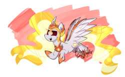 Size: 2549x1585 | Tagged: safe, artist:lynchristina, daybreaker, alicorn, pony, a royal problem, g4, my little pony: friendship is magic, female, smiling, solo