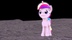 Size: 720x404 | Tagged: safe, artist:bastbrushie, princess cadance, pony, g4, 3d, animated, close-up, faic, female, gif, meme, no, reaction image, solo, source filmmaker, youtube link, zoom