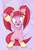 Size: 1546x2259 | Tagged: safe, artist:mistydash, pacific glow, earth pony, pony, g4, the saddle row review, armpits, bipedal, chest fluff, cute, female, glowbetes, leg warmers, mare, pacifier, pigtails, solo, zoom layer