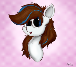 Size: 4500x4000 | Tagged: safe, artist:rainyvisualz, oc, oc only, oc:breezy, pony, bust, chest fluff, hair, portrait, shading, solo