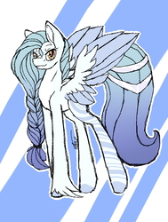 Size: 754x1000 | Tagged: safe, artist:inspiredpixels, oc, oc only, oc:frost rail, pegasus, pony, female, mare, solo