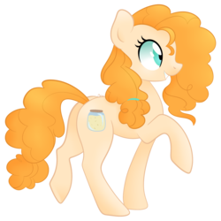 Size: 2000x2000 | Tagged: safe, artist:orcakisses, pear butter, earth pony, pony, g4, the perfect pear, female, high res, simple background, solo, transparent background