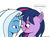 Size: 736x540 | Tagged: safe, artist:dekomaru, artist:raimundo1941, trixie, twilight sparkle, pony, unicorn, g4, female, lesbian, mare, ship:twixie, shipping, spanish