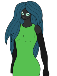 Size: 1920x2560 | Tagged: safe, artist:lyanteiguy, queen chrysalis, equestria girls, g4, equestria girls-ified, female, small head, solo
