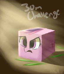 Size: 2600x3000 | Tagged: safe, artist:a8f12, twilight sparkle, g4, 30 minute art challenge, cube, food, high res, solo, species swap, tofu (food), twifu, wat, why, wtf