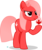 Size: 2000x2390 | Tagged: safe, artist:arifproject, oc, oc only, oc:downvote, pony, derpibooru, g4, burning, derpibooru ponified, downvote, downvote's downvotes, evil grin, high res, meta, ponified, raised hoof, simple background, smiling, smirk, solo, transparent background, vector