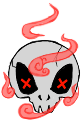 Size: 200x300 | Tagged: safe, artist:sanyo2100, artist:snytchell, oc, oc only, oc:a-okay, cutie mark, cutie mark only, simple background, skull, transparent background