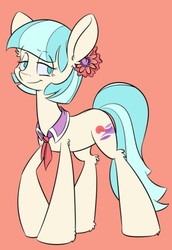 Size: 451x654 | Tagged: safe, artist:kez, coco pommel, earth pony, pony, g4, female, mare, simple background, solo