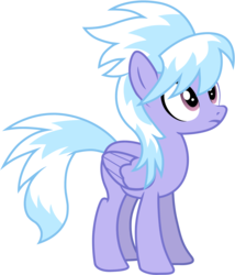 Size: 3000x3500 | Tagged: safe, artist:tomfraggle, cloudchaser, pegasus, pony, g4, wonderbolts academy, female, high res, mare, simple background, solo, transparent background, vector