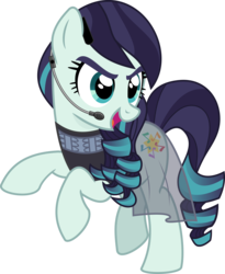 Size: 4592x5597 | Tagged: safe, artist:jhayarr23, coloratura, earth pony, pony, g4, absurd resolution, clothes, earpiece, female, mare, rara, simple background, solo, transparent background, vector