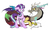 Size: 1115x674 | Tagged: safe, artist:kez, discord, starlight glimmer, g4, cutie mark, cutie mark magic, cutie mark theft, discord being discord, s5 starlight, simple background, starlight glimmer is not amused, this will end in chaos, this will end in death, this will end in gulag, this will end in tears, this will end in tears and/or death, this will not end well, unamused, white background