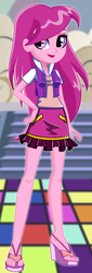 Size: 182x534 | Tagged: safe, artist:glittertiara, oc, oc only, oc:raspberry torte, equestria girls, g4, clothes, equestria girls-ified, feet, female, looking at you, raspberry torte (strawberry shortcake), sandals, smiling, solo, starsue, strawberry shortcake