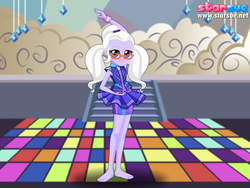 Size: 800x600 | Tagged: safe, sugarcoat, equestria girls, g4, barefoot, feet, female, glasses, solo, starsue